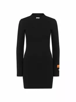 Трикотажное платье с логотипом Heron Preston