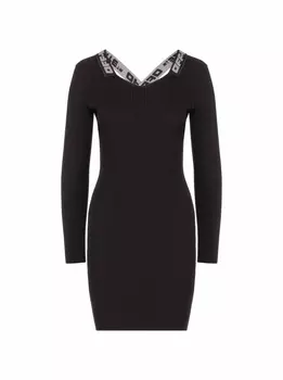 Трикотажное платье с логотипом Off-White