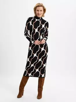 Трикотажное платье S.Oliver Black Label, черный