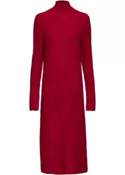 Трикотажное платье с водолазкой Rainbow, красный