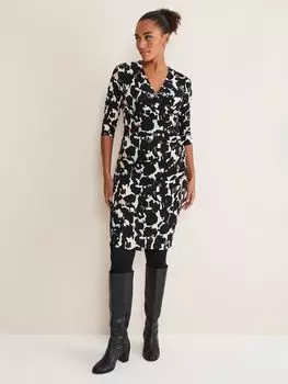 Трикотажное платье с запахом Phase Eight Lanor, разноцветный