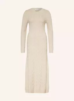 Трикотажное платье SANDRO, бежевый