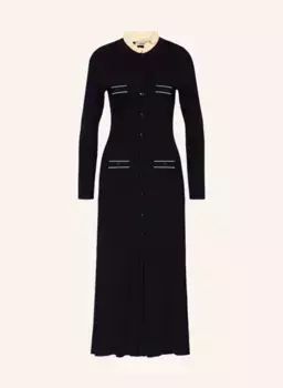 Трикотажное платье Sandro, черный