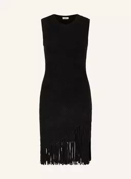 Трикотажное платье Sandro, черный