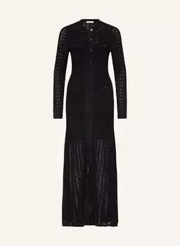 Трикотажное платье Sandro, черный