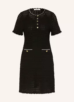 Трикотажное платье Sandro, черный