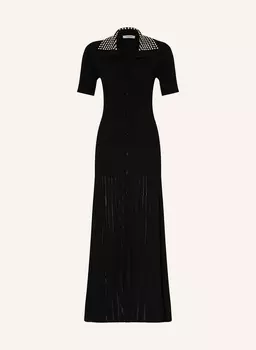 Трикотажное платье Sandro, черный
