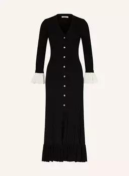 Трикотажное платье Sandro, черный