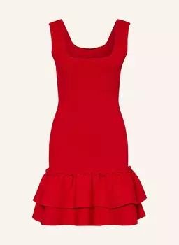 Трикотажное платье Sandro, красный