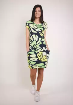 Трикотажное платье Seidel Moden, СДЕЛАНО В ГЕРМАНИИ, зеленый