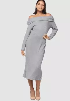 Трикотажное платье SENSE, серый