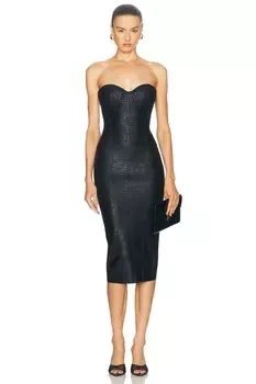 Трикотажное платье Шарлиз retrofete, цвет Coated Black