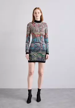 Трикотажное платье SHORT DRESS Missoni, разноцветный