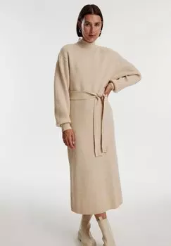 Трикотажное платье SILVIE EDITED, цвет beige