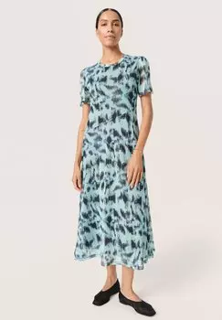 Трикотажное платье SLANAIKA Soaked in Luxury, синий