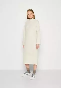 Трикотажное платье SLFMALINE DRESS HIGH NECK Selected Femme, березовый меланж