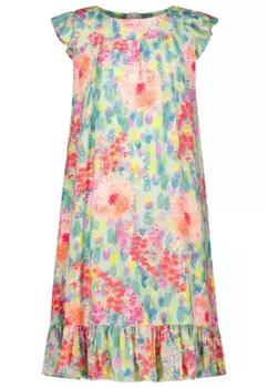 Трикотажное платье СОЛЬ И ПЕРЦ "Kids Park" с цветочным принтом Salt And Pepper, цвет Mehrfarbig