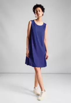 Трикотажное платье STREET ONE из вискозы, синий
