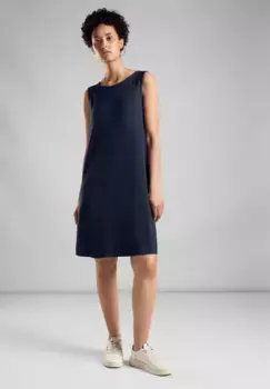 Трикотажное платье STREET ONE из вискозы, синий
