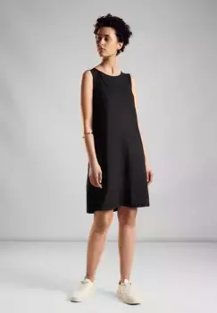 Трикотажное платье STREET ONE из вискозы, черный