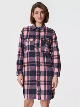 Трикотажное платье свободного кроя Femi Stories, розовый