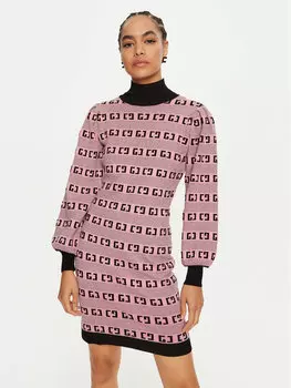 Трикотажное платье свободного кроя Gaudi, розовый