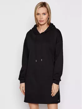 Трикотажное платье свободного кроя Pieces, черный