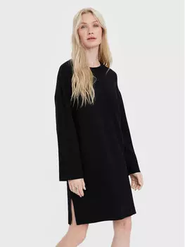 Трикотажное платье свободного кроя Vero Moda, черный