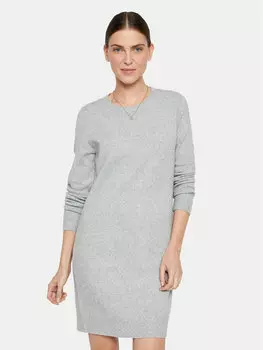 Трикотажное платье свободного кроя Vero Moda, серый