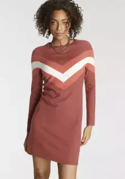 Трикотажное платье Tamaris, цвет Rost Melange (Kleid Aus Nachhaltigem Material)