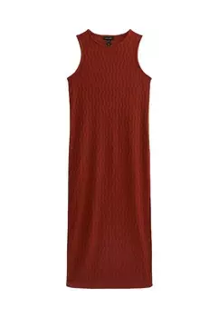 Трикотажное платье TEXTURED New Look, оранжевый