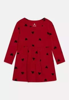 Трикотажное платье Toddler Girl GAP, красный