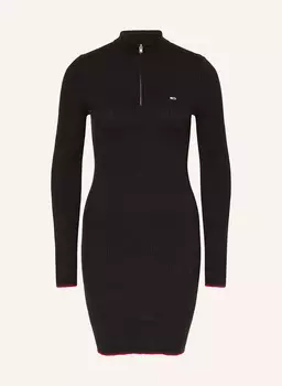Трикотажное платье Tommy Jeans, черный