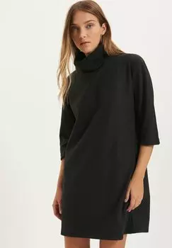 Трикотажное платье Trendyol, антрацит