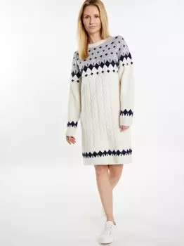 Трикотажное платье Usha, белый