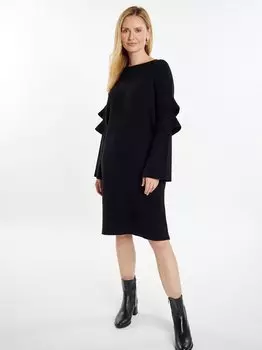 Трикотажное платье Usha, черный