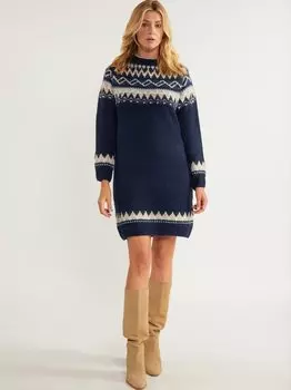 Трикотажное платье Usha, синий