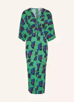 Трикотажное платье valerie с рукавами 3/4 Diane Von Furstenberg, синий