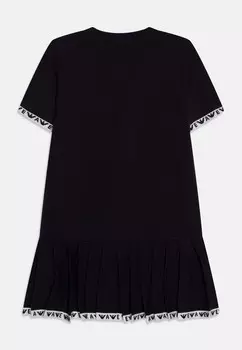 Трикотажное платье VESTITO Emporio Armani, темно-синий
