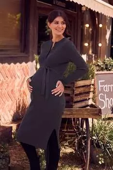 Трикотажное платье в рубчик JoJo Maman Bb