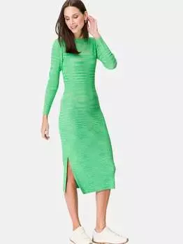 Трикотажное платье Zero, зеленый