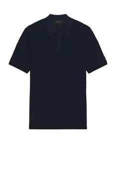 Трикотажное поло Harvey Rag & Bone, синий