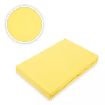 Трикотажное полотно желтого цвета разных размеров 90 - 100 х 200 см Sdseetraum