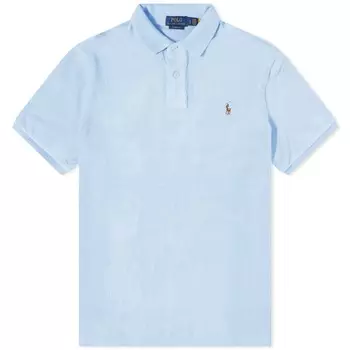 Трикотажное вельветовое поло Polo Ralph Lauren