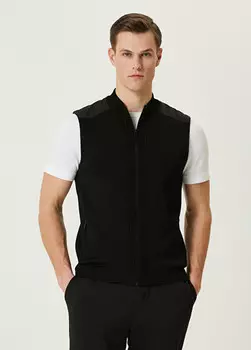 Трикотажной жилет Network, черный