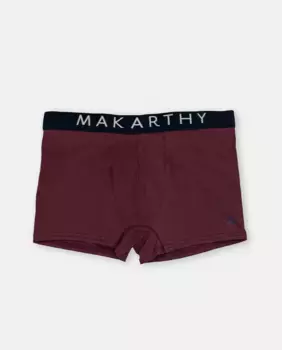 Трикотажные боксерские шорты на резинке Makarthy, гранатовый