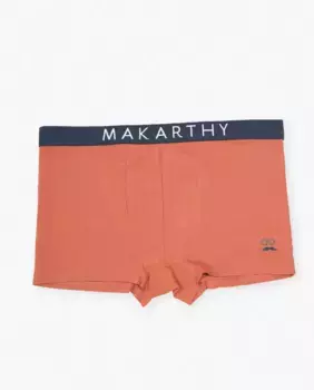 Трикотажные боксерские шорты на резинке Makarthy, оранжевый
