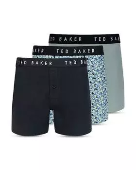 Трикотажные боксеры, 3 шт. Ted Baker, мультиколор