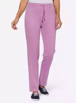 Трикотажные брюки Classic Basics, цвет Orchidee
