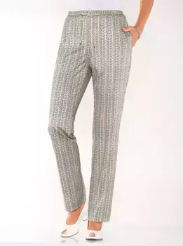 Трикотажные брюки Classic Basics, цвет Sand-Gestreift